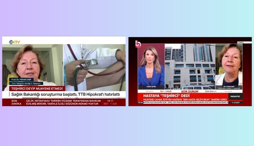 TTB Merkez Konseyi II. Başkanı Dr. Pınar Saip: Hekimler Kılık Kıyafet Nedeniyle Hastayı Reddedemez