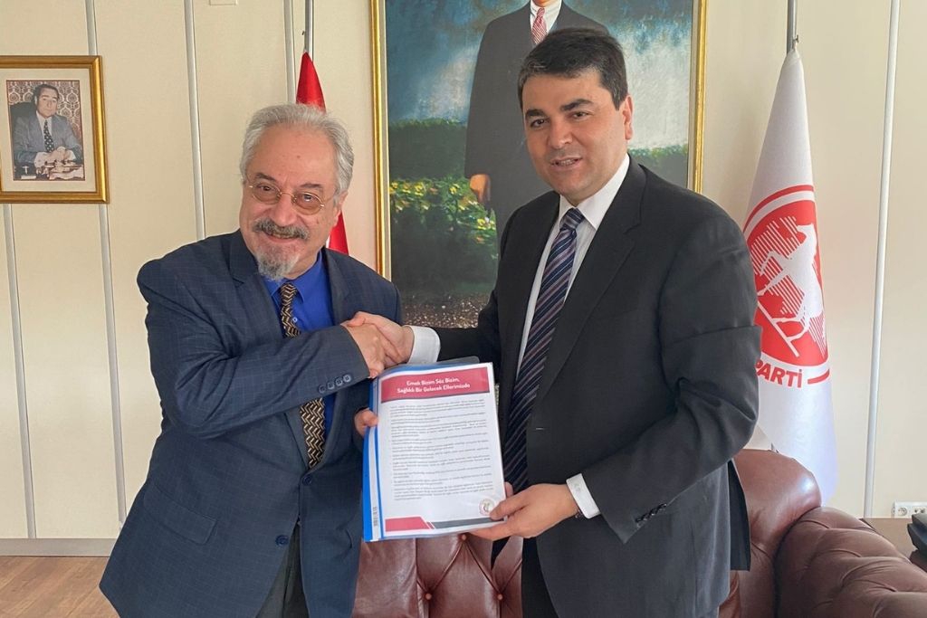 TTB’den 10 Acil Talepli İmza Kampanyası Hakkında Demokrat Parti’ye Ziyaret