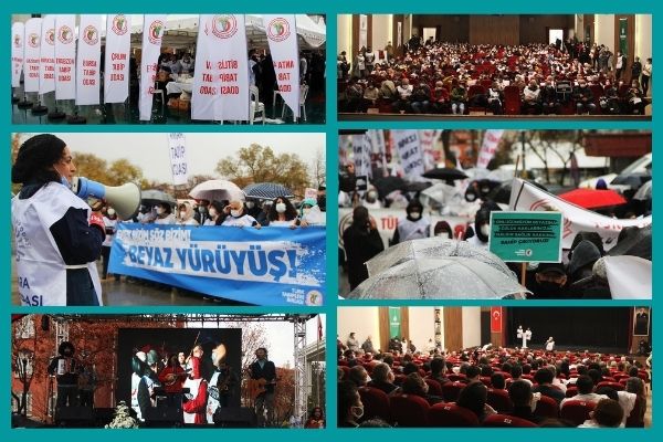 Beyaz Yürüyüş’ün Coşkusu ve Kararlılığı Beyaz Forum’a Taşındı: “Artık Talep Eden Değil, İnşa Eden Olacağız; Toplumsal Sağlık Mücadelemizi Yükselteceğiz!”