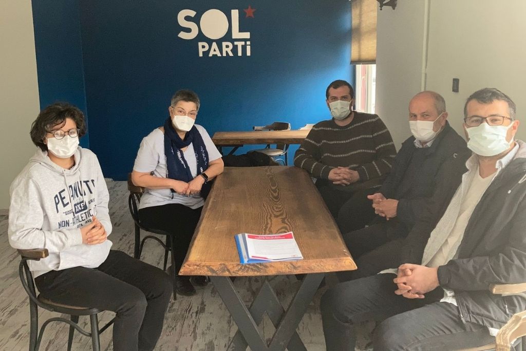 TTB’den 10 Acil Talepli İmza Kampanyası Hakkında Sol Parti’ye Ziyaret