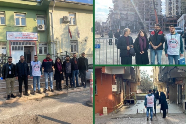 TTB ve Diyarbakır Tabip Odası Heyeti, Diyarbakır’daki Hekimleri/Sağlık Emekçilerini Ziyaret Etti