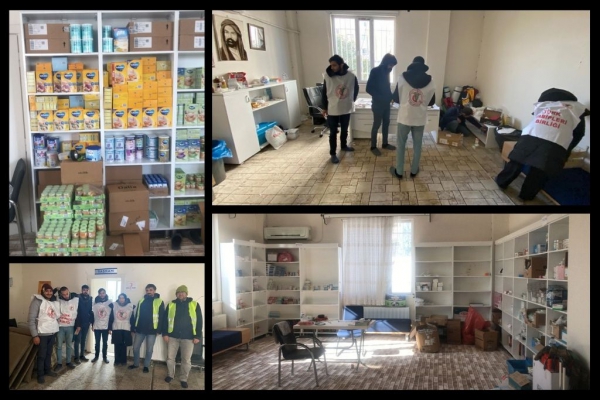 Deprem Bölgesindeki TTB Heyeti, Çevre İllerden Gelen Hekimler ve Sağlık Emekçileri ile Birlikte Revir Kurdu