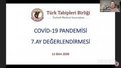 TTB COVID-19 Pandemisi 7. Ay Değerlendirmesi