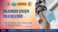 DİSK-KESK-TMMOB-TTB: Salgından Çıkışın Yolu Bellidir!