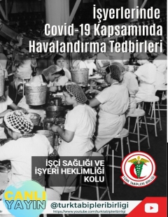 İşyerlerinde COVID-19 Kapsamında Havalandırma Tedbirleri