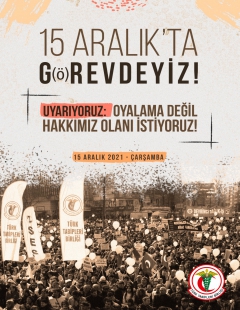 15 ARALIK’TA G(ö)REVDEYİZ! - I