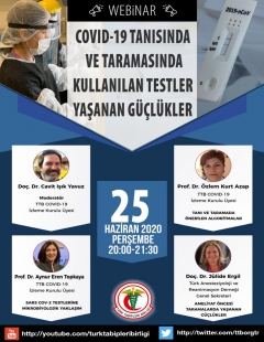 COVID-19 TANISINDA VE TARAMASINDA KULLANILAN TESTLER, YAŞANAN GÜÇLÜKLER