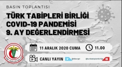 TTB COVID-19 Pandemisi 9. Ay Değerlendirmesi