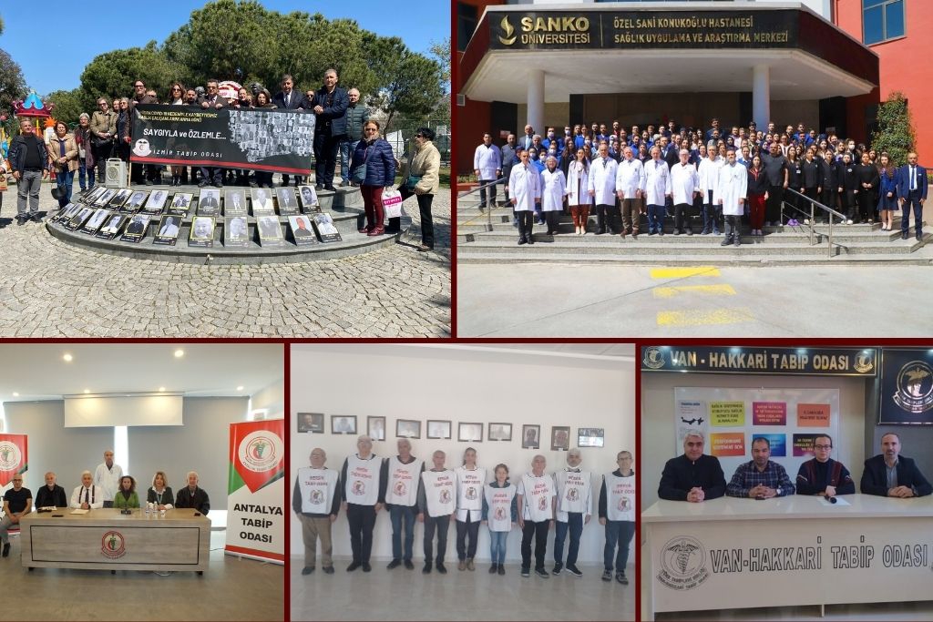 COVID-19 ve Depremler Nedeniyle Kaybettiğimiz Sağlık Çalışanları Türkiye’nin Her Yerinde Anıldı: Yaşatmak için Yaşamak ve Sağlıklı Olmak İstiyoruz