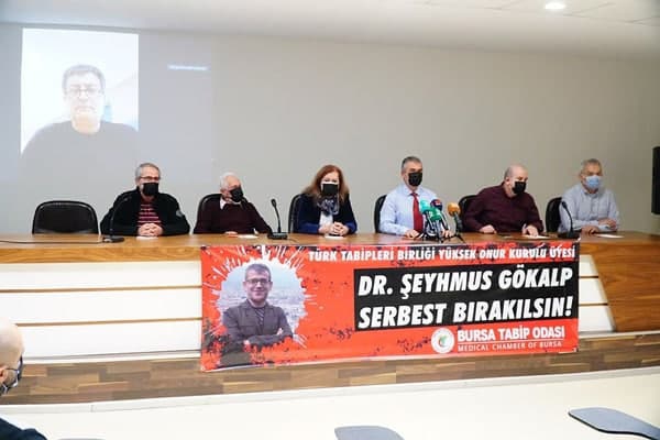 Bursa Tabip Odası: Hayali İfadelerle Tutuklu Bulunan Dr. Şeyhmus Gökalp Serbest Bırakılmalıdır!
