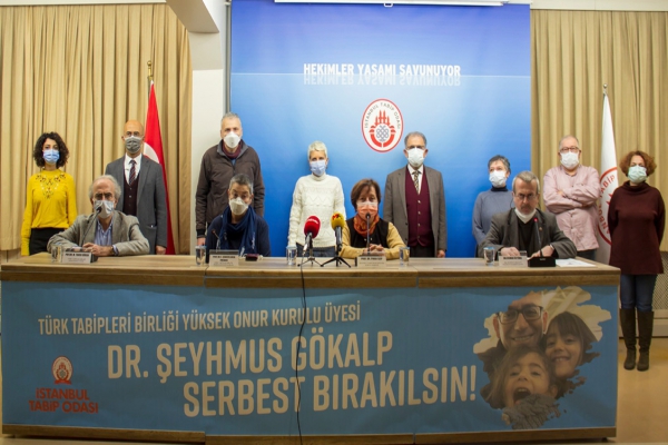 İstanbul Tabip Odası: TTB Yüksek Onur Kurulu Üyesi Dr. Şeyhmus Gökalp Serbest Bırakılsın