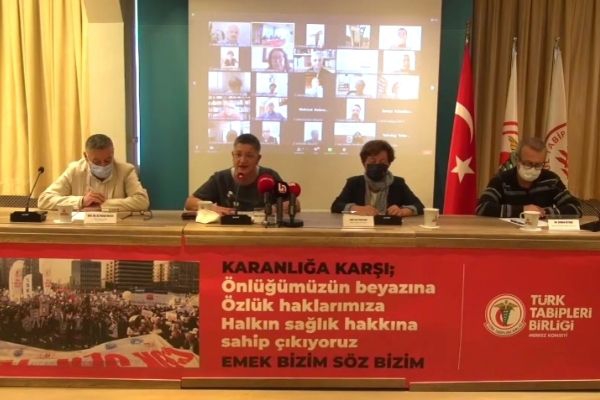 TTB ve Tabip Odaları Yeni Bir Mücadele Süreci Başlattı: Karanlığa Karşı; Önlüğümüzün Beyazına, Özlük Haklarımıza, Halkın Sağlık Hakkına Sahip Çıkıyoruz - Emek Bizim Söz Bizim!