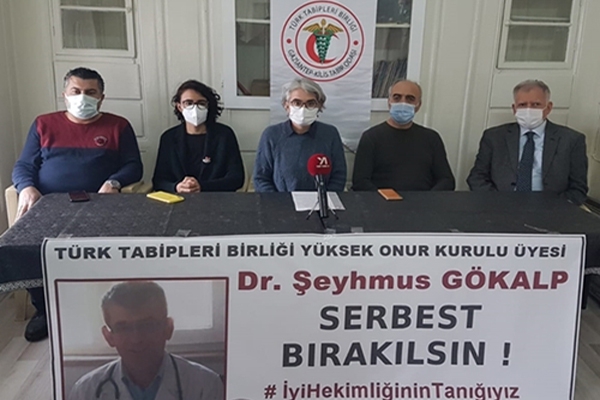 Gaziantep-Kilis Tabip Odası: Dr. Şeyhmus Gökalp’in Adil Yargılanma İsteği Anayasal Bir Haktır